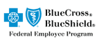 BlueCross BlueShield logo representing Federal Employee Program, related to insurance options for addiction treatment in Long Island.